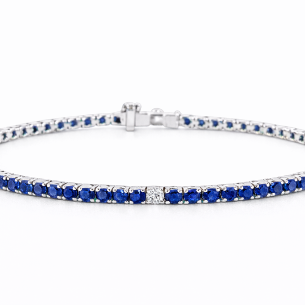 SAPPHIRE ROYAL STRAND BRACELET — Bracelet | Eterna Jewels Austin TX