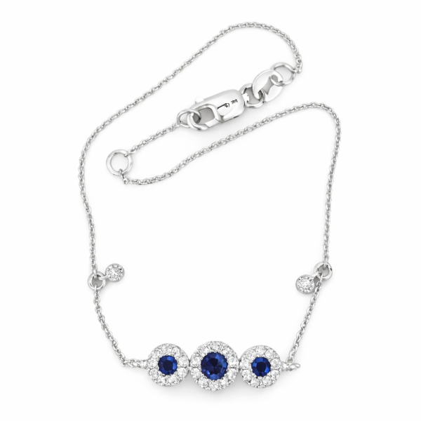 SAPPHIRE LUMERA TRIO BRACELET — Bracelet | Eterna Jewels Austin TX