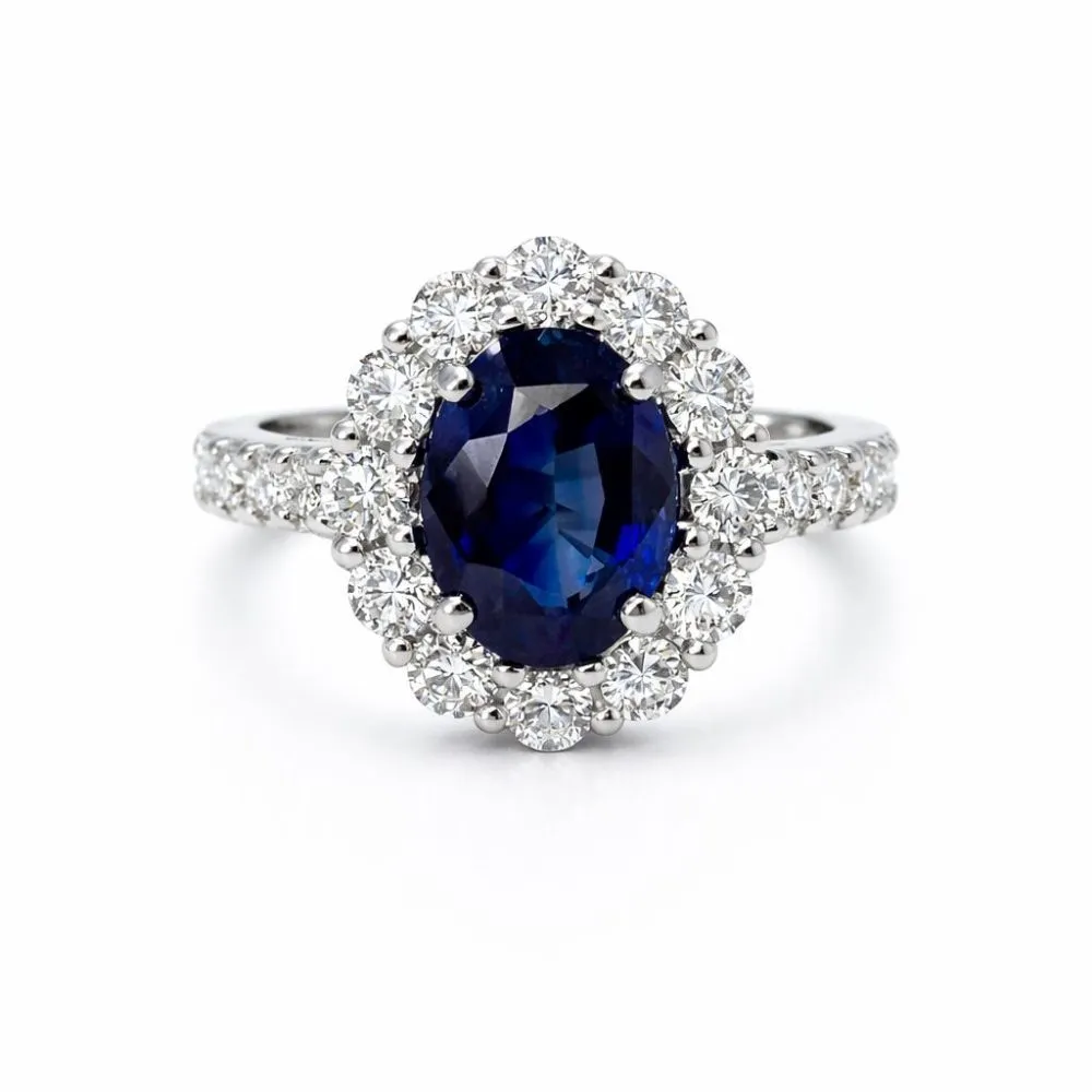 THE MAISON BLEU ROYAL SAPPHIRE RING — Ring | Eterna Jewels Austin TX