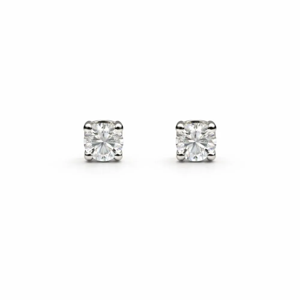 CLASSIC ROUND STUDS — Earrings | Eterna Jewels Austin TX