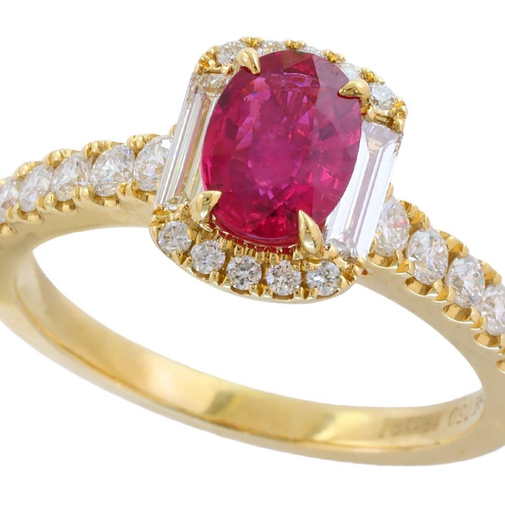 SCARLET RUBY DIAMOND RING — Ring | Eterna Jewels Austin TX