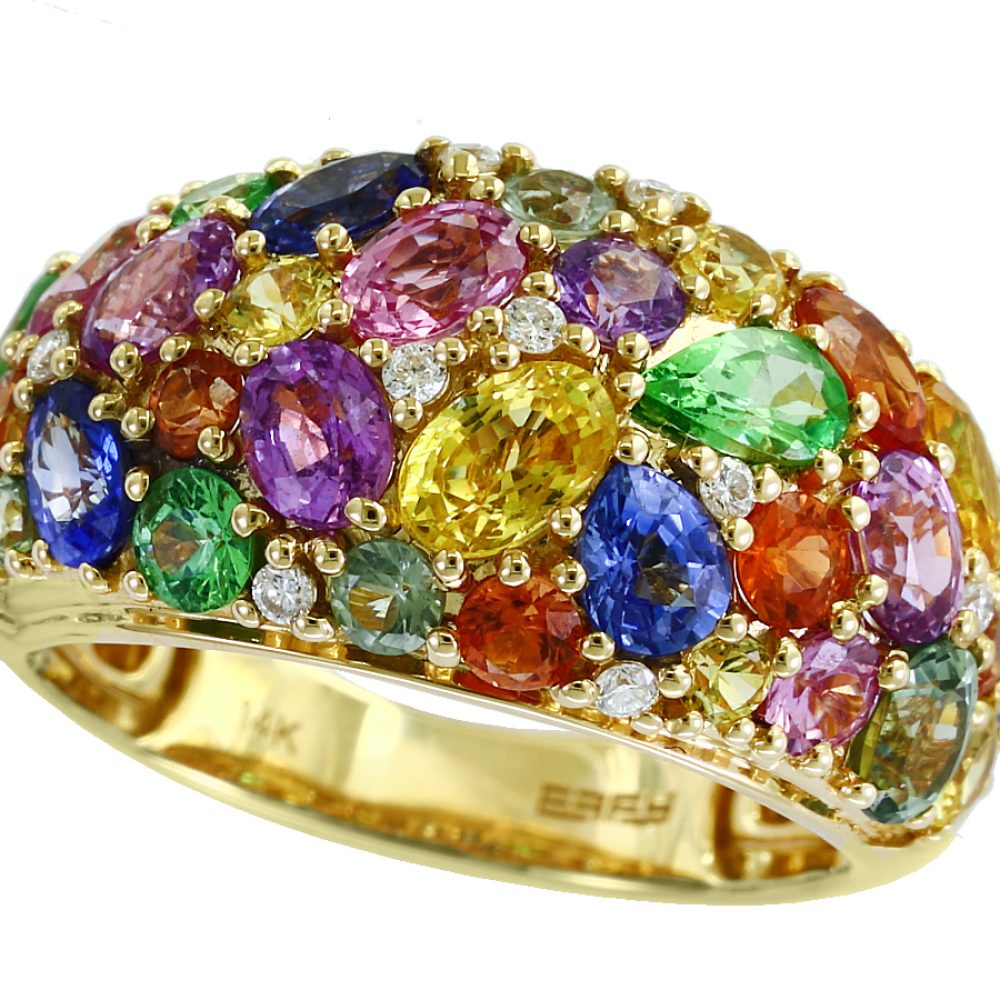 MULTI SAPPHIRE RING — Ring | Eterna Jewels Austin TX